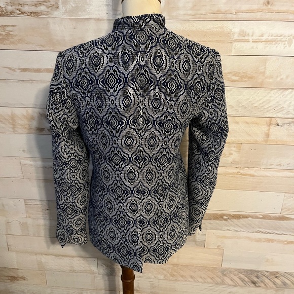 NWT Banana republic size 4 Tile Jacquard blazer - Picture 7 of 12